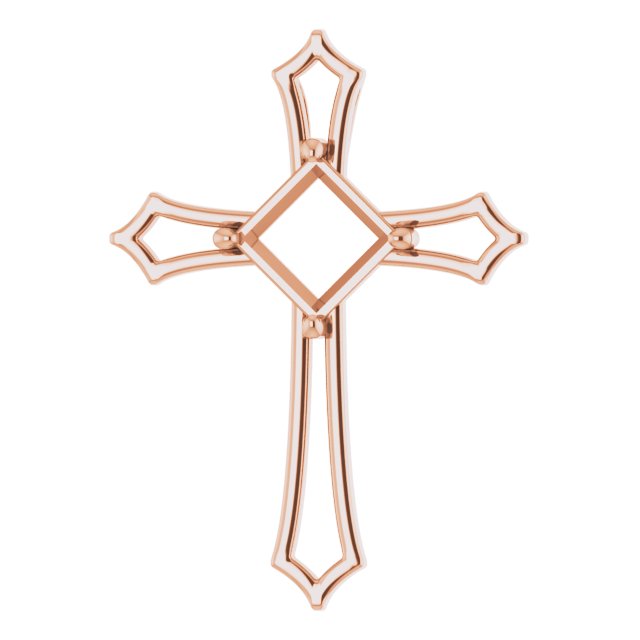 Accented Cross Pendant