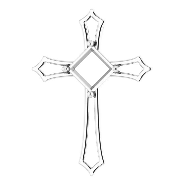 Accented Cross Pendant