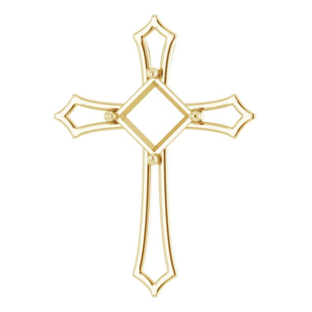 Accented Cross Pendant