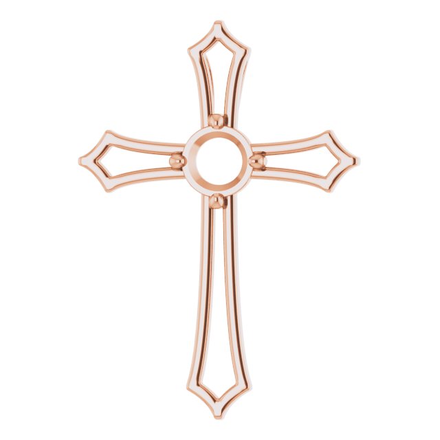 Accented Cross Pendant