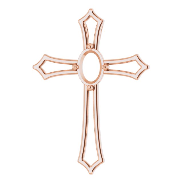 Accented Cross Pendant