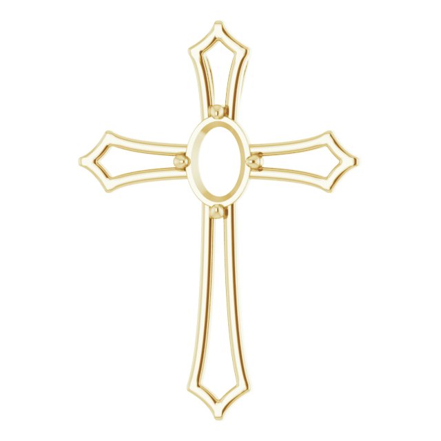 Accented Cross Pendant