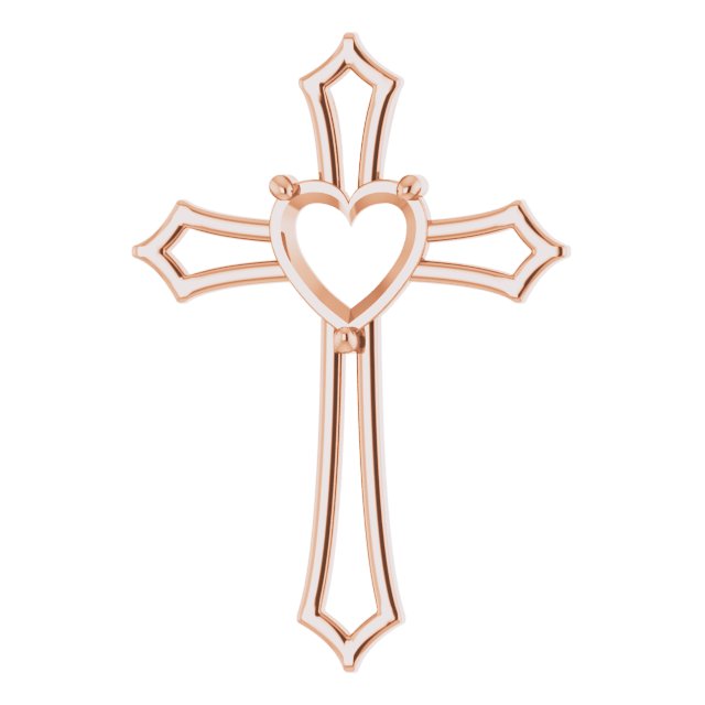 Accented Cross Pendant