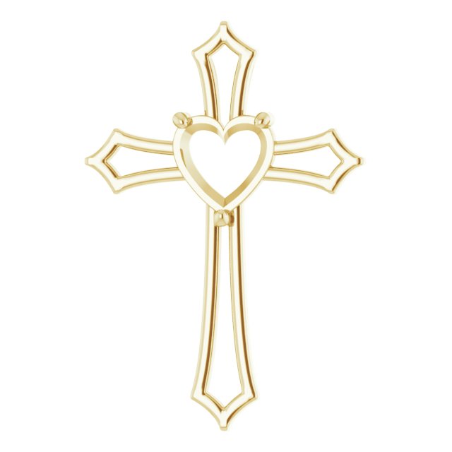 Accented Cross Pendant