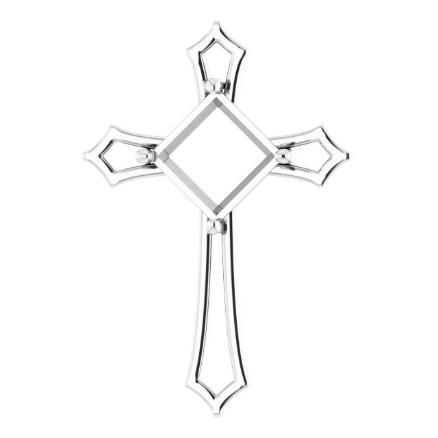 Accented Cross Pendant