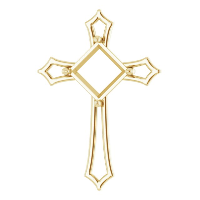 Accented Cross Pendant