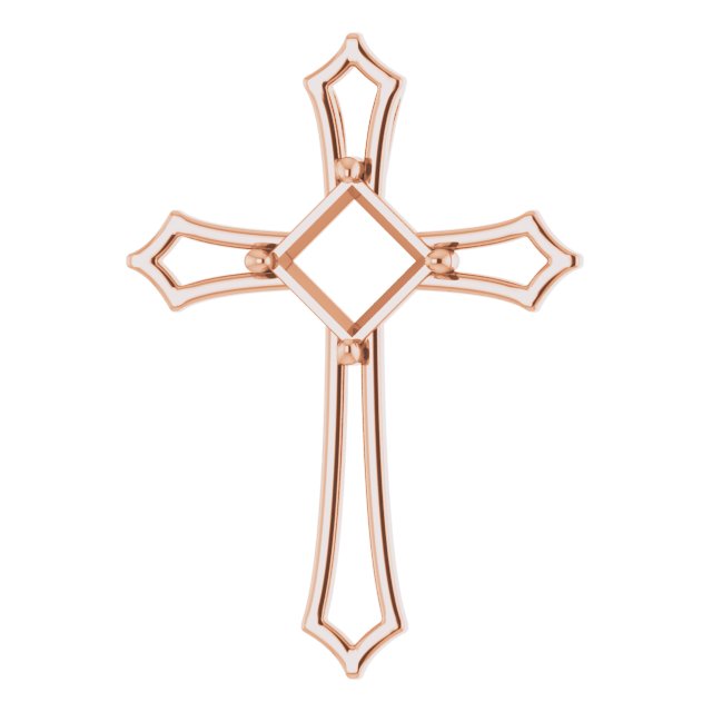 Accented Cross Pendant