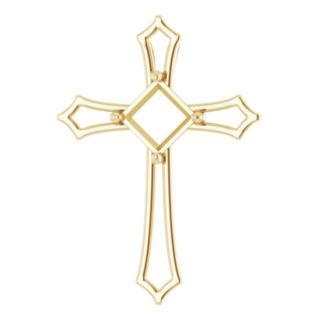 Accented Cross Pendant