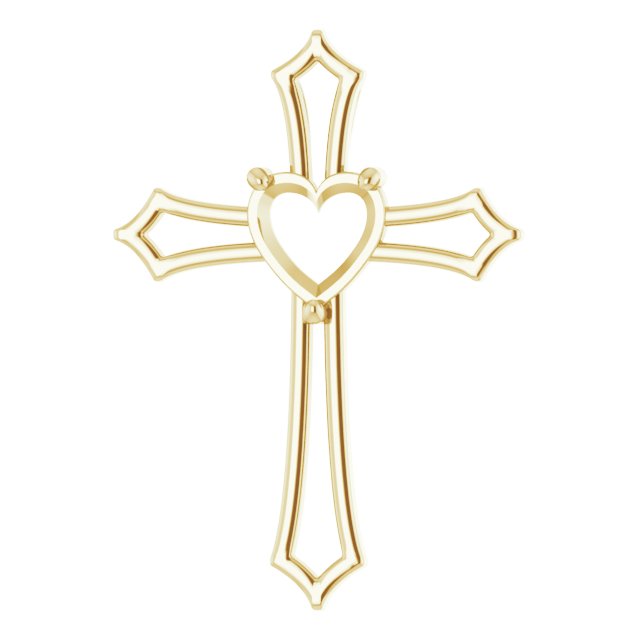 Accented Cross Pendant