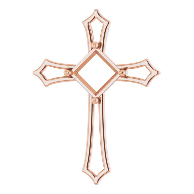 Accented Cross Pendant