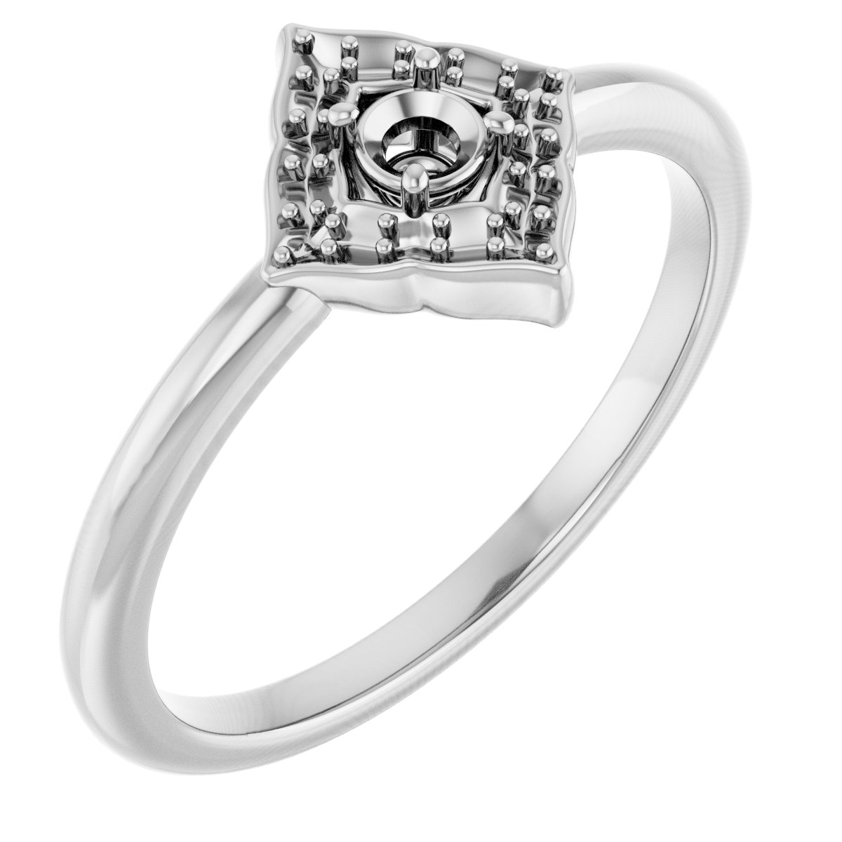 Vintage-Inspired Halo-Style Ring