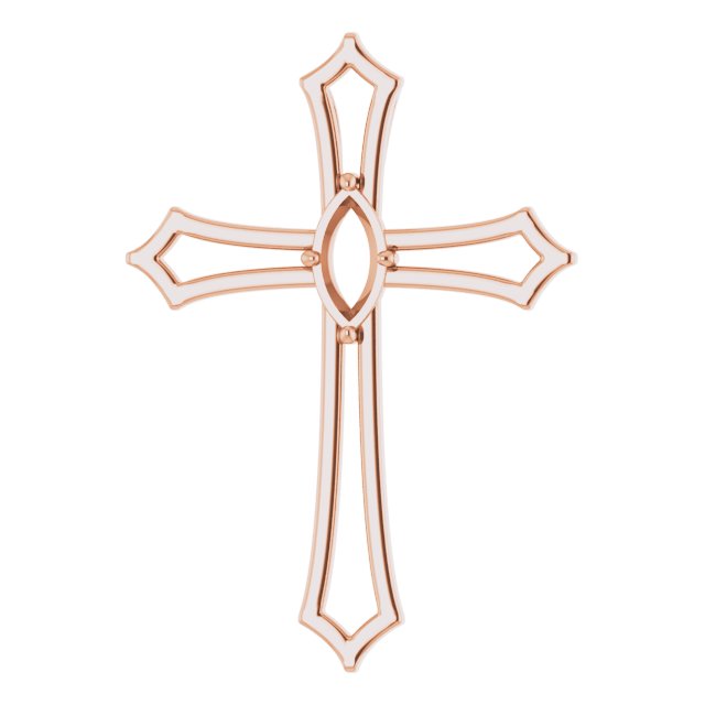 Accented Cross Pendant
