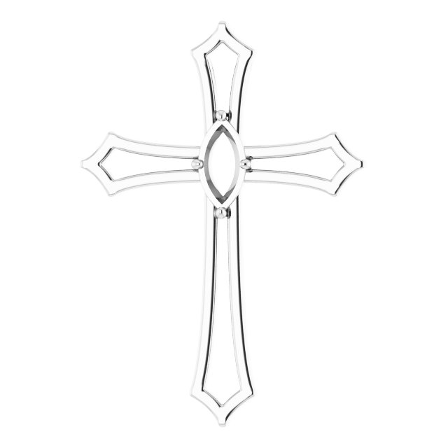 Accented Cross Pendant