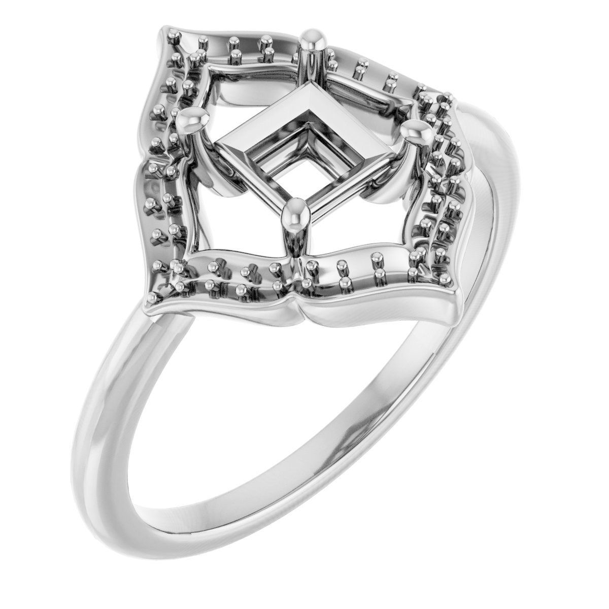 Vintage-Inspired Halo-Style Ring