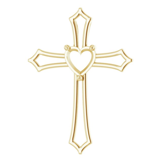 Accented Cross Pendant
