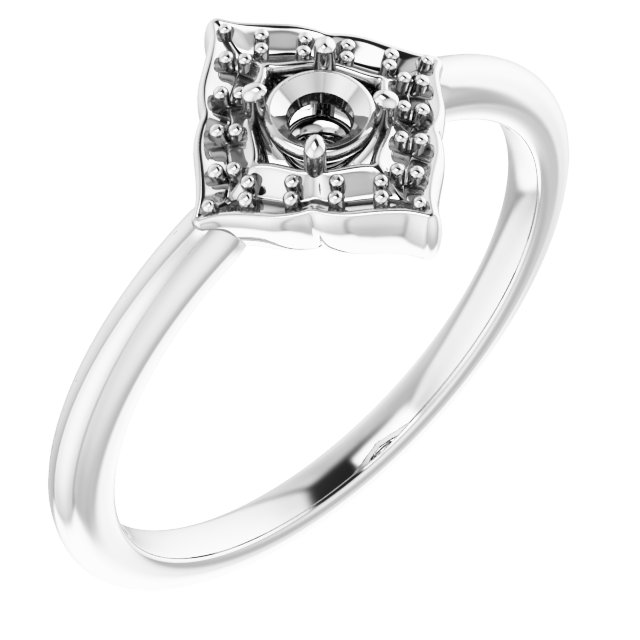 Vintage-Inspired Halo-Style Ring