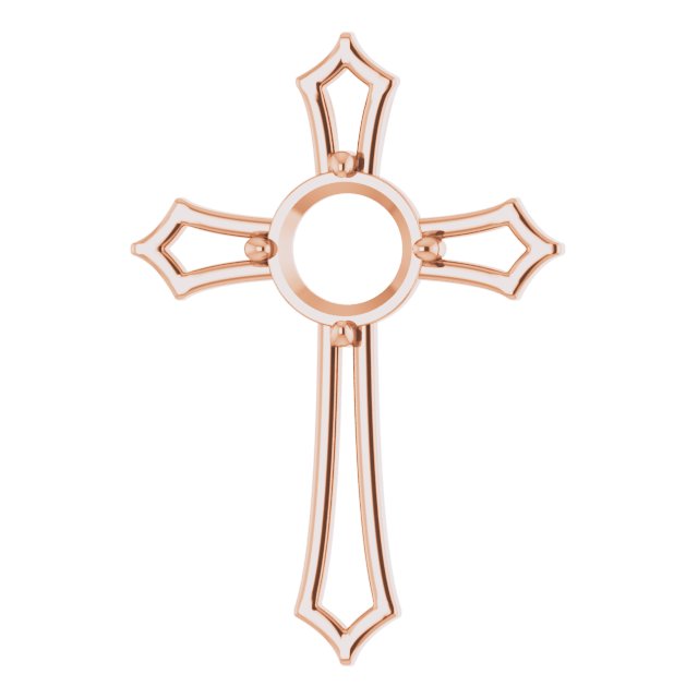 Accented Cross Pendant