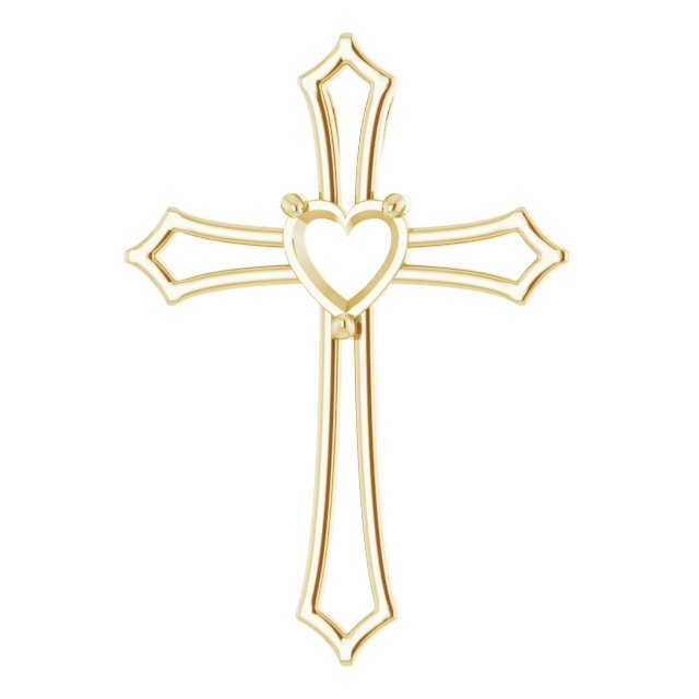 Accented Cross Pendant