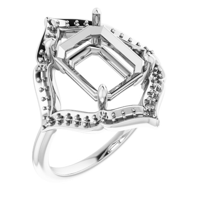 Vintage-Inspired Halo-Style Ring