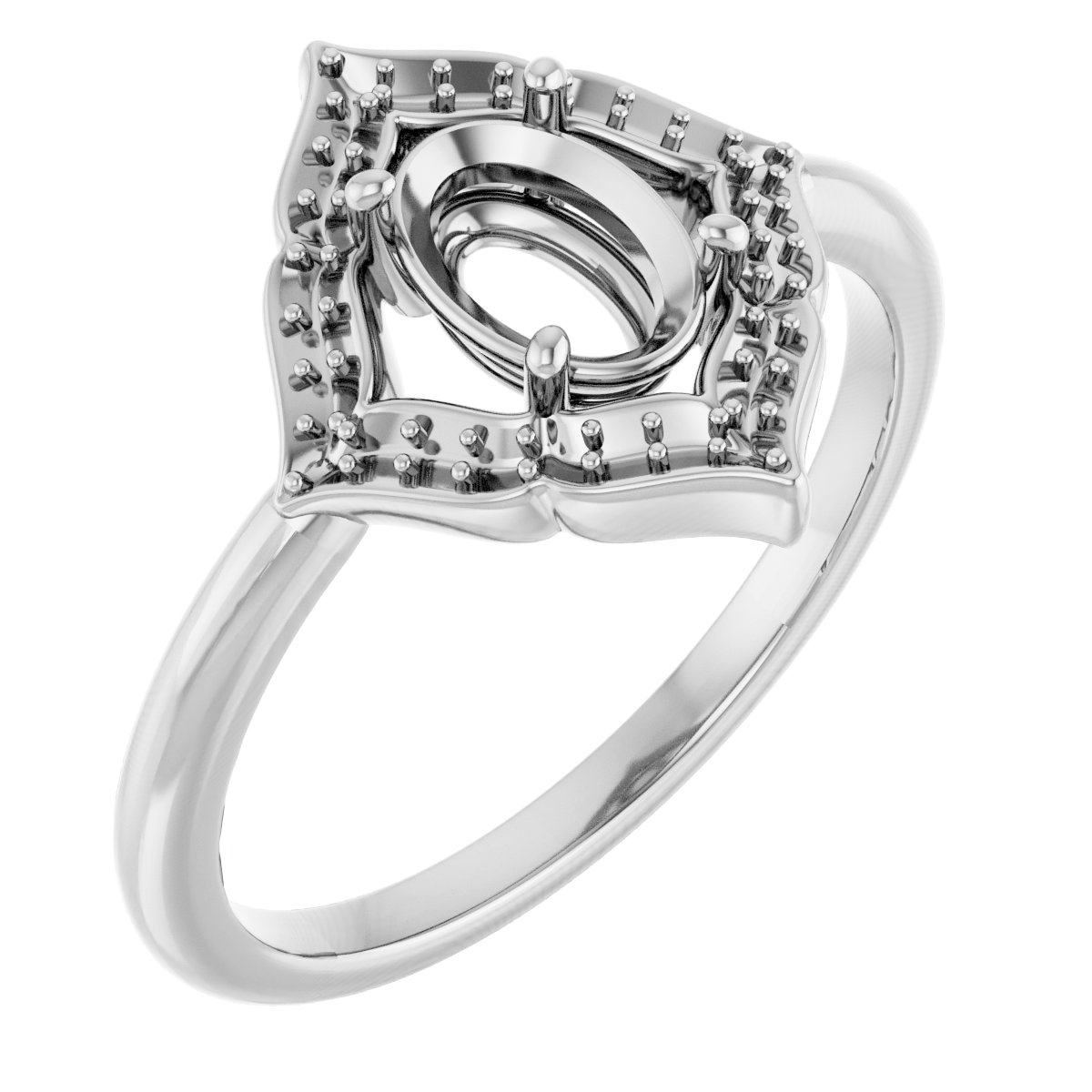 Vintage-Inspired Halo-Style Ring