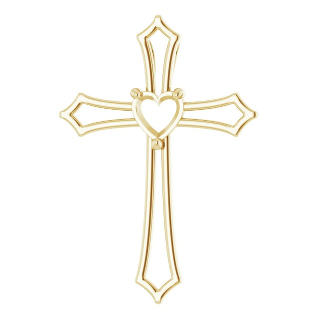 Accented Cross Pendant
