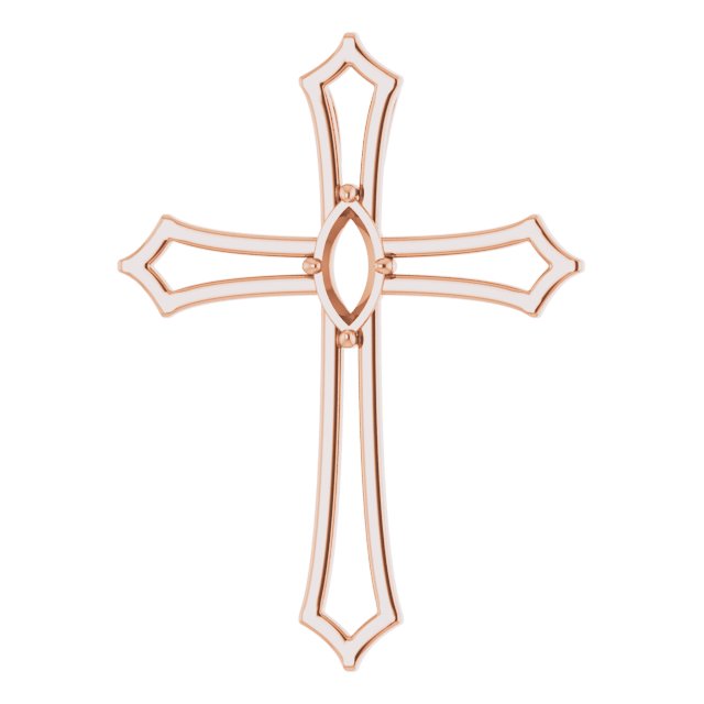 Accented Cross Pendant