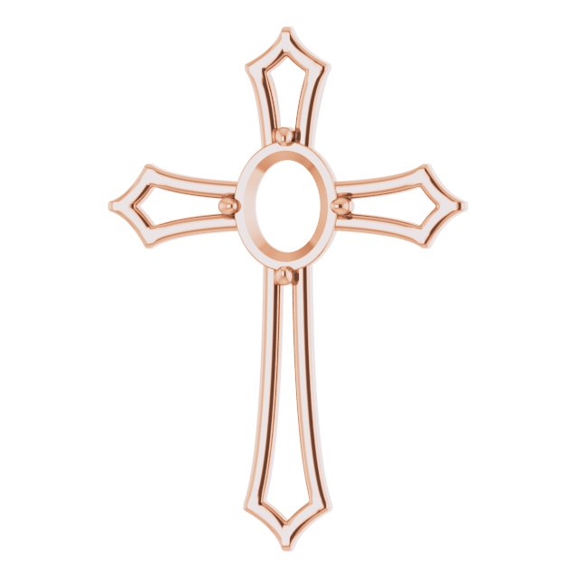 Accented Cross Pendant