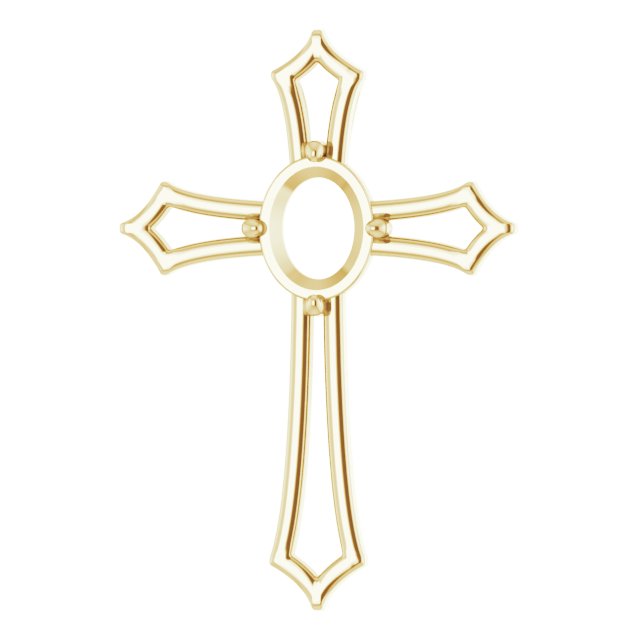 Accented Cross Pendant