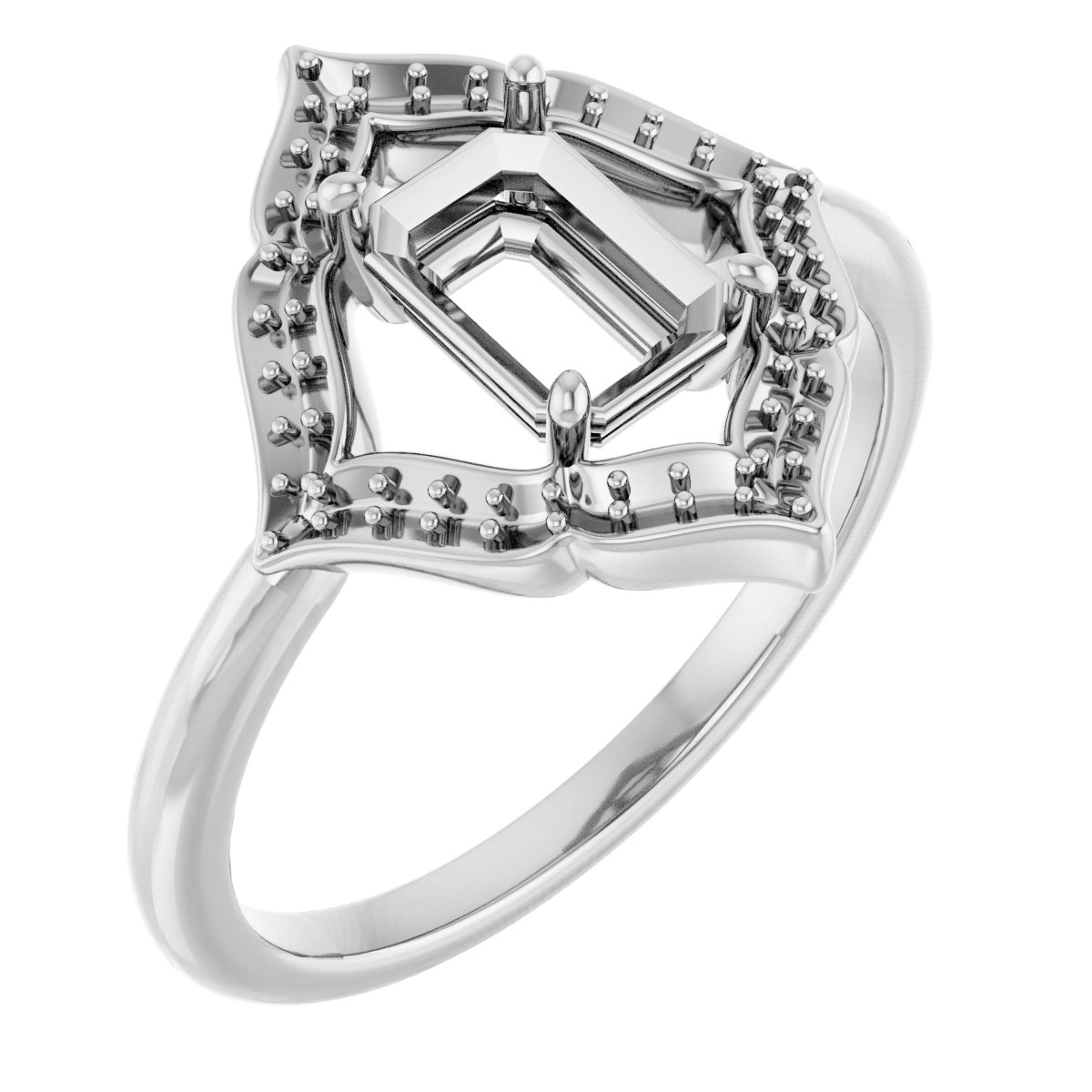 Vintage-Inspired Halo-Style Ring
