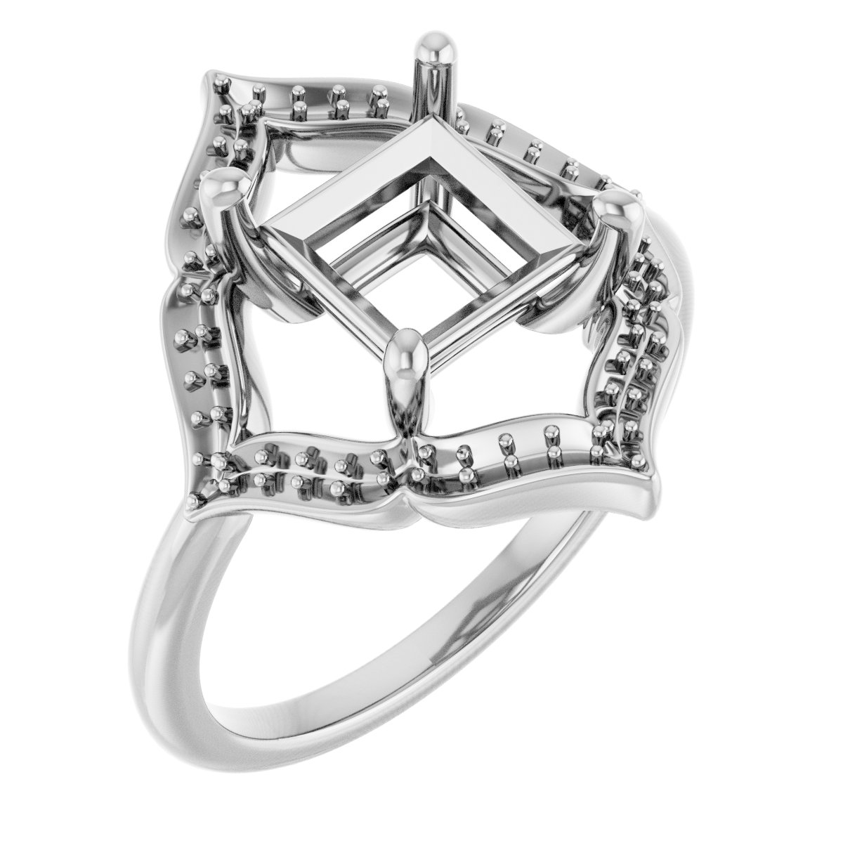 Vintage-Inspired Halo-Style Ring