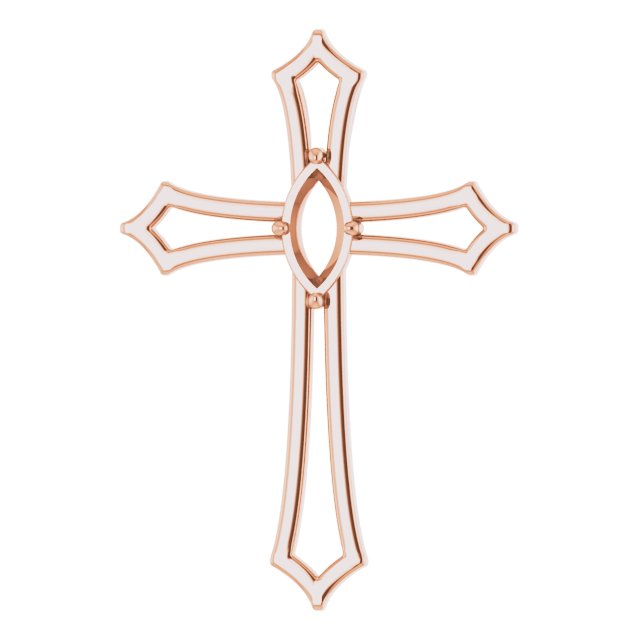Accented Cross Pendant