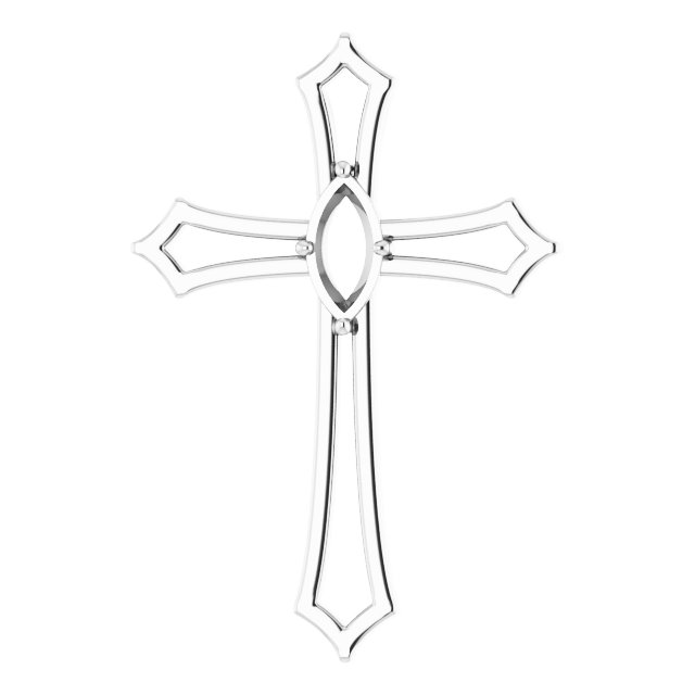 Accented Cross Pendant