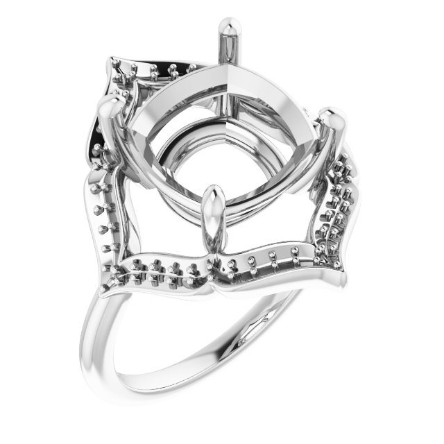 Vintage-Inspired Halo-Style Ring