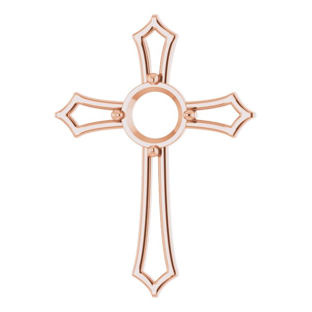 Accented Cross Pendant