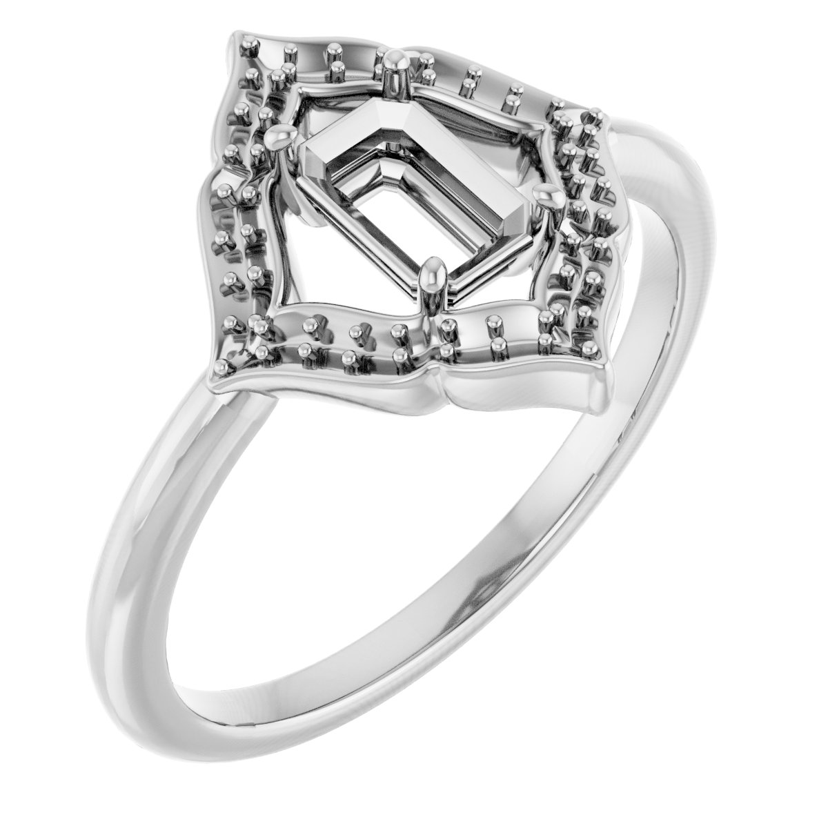 Vintage-Inspired Halo-Style Ring