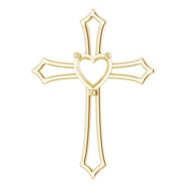 Accented Cross Pendant