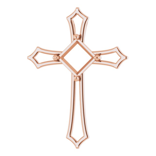 Accented Cross Pendant