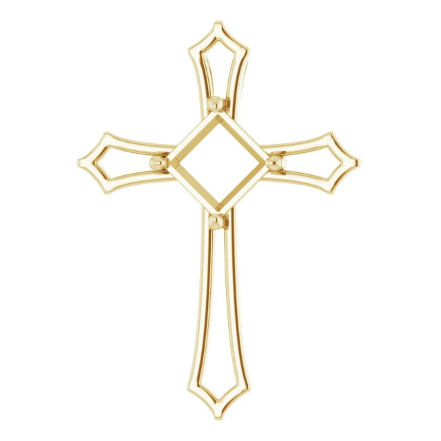 Accented Cross Pendant