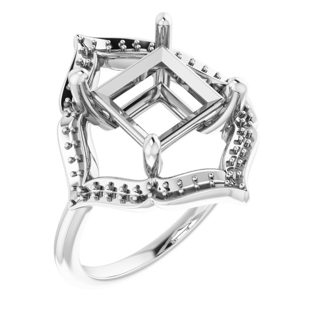Vintage-Inspired Halo-Style Ring