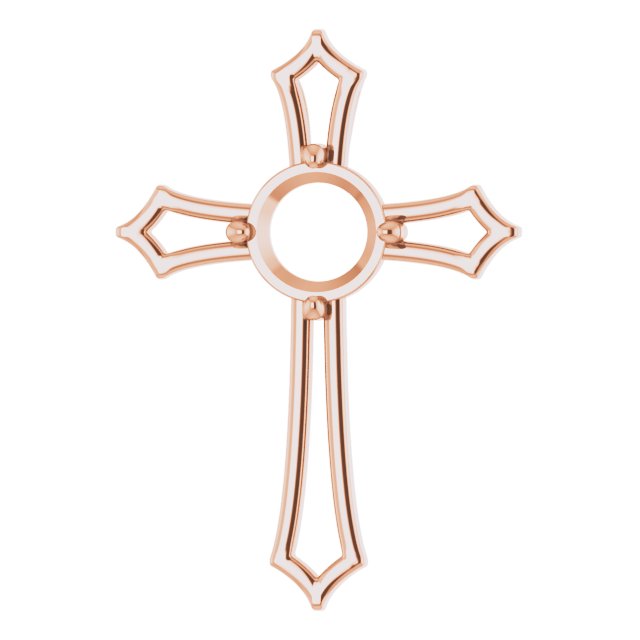 Accented Cross Pendant