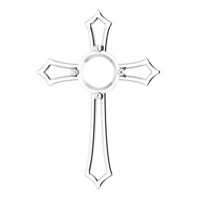 Accented Cross Pendant