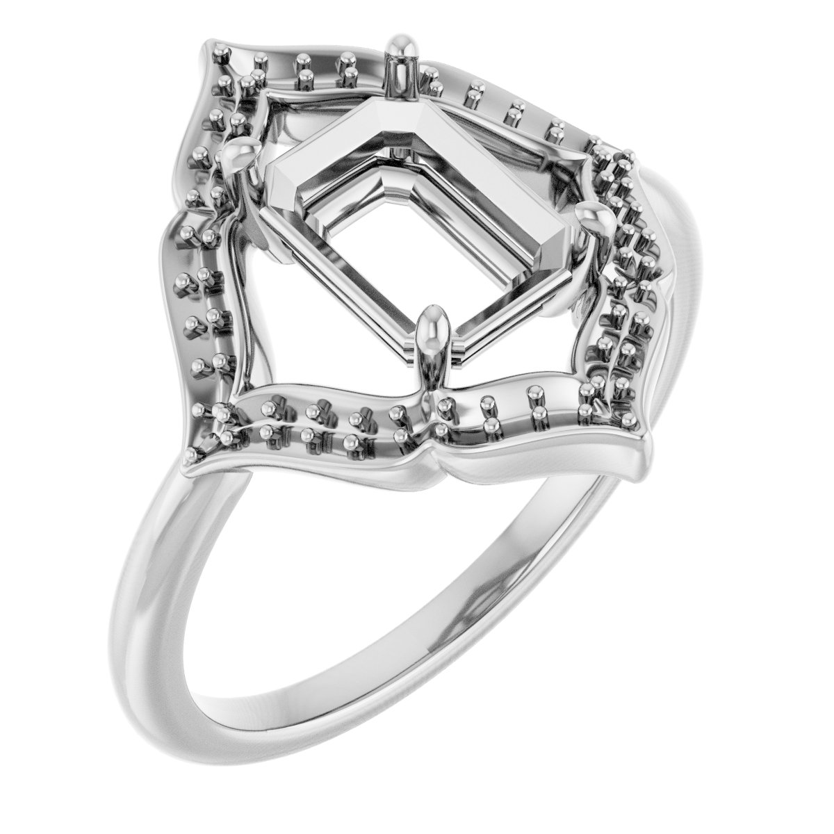 Vintage-Inspired Halo-Style Ring