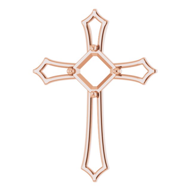 Accented Cross Pendant