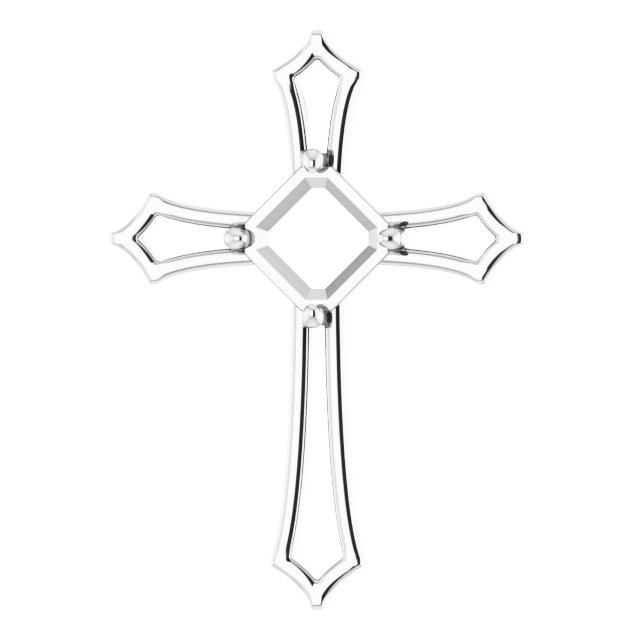 Accented Cross Pendant