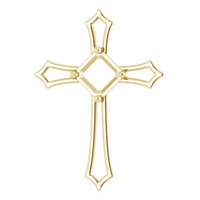 Accented Cross Pendant