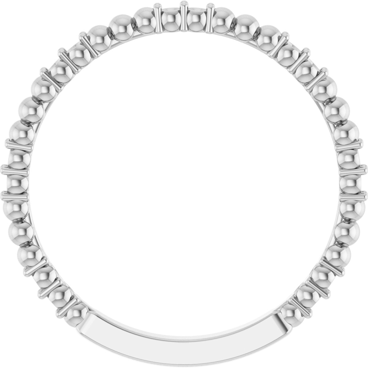 14K White 1/6 CTW Diamond Anniversary Band