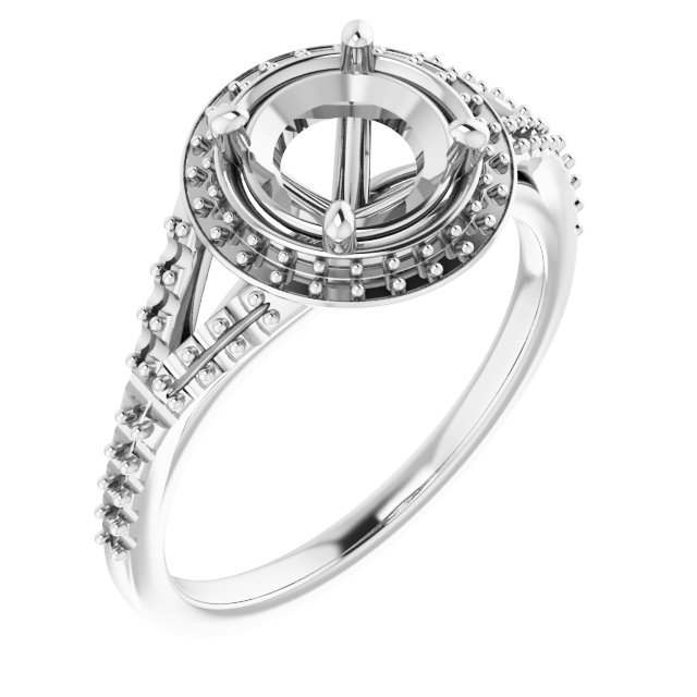 Halo-Style Engagement Ring