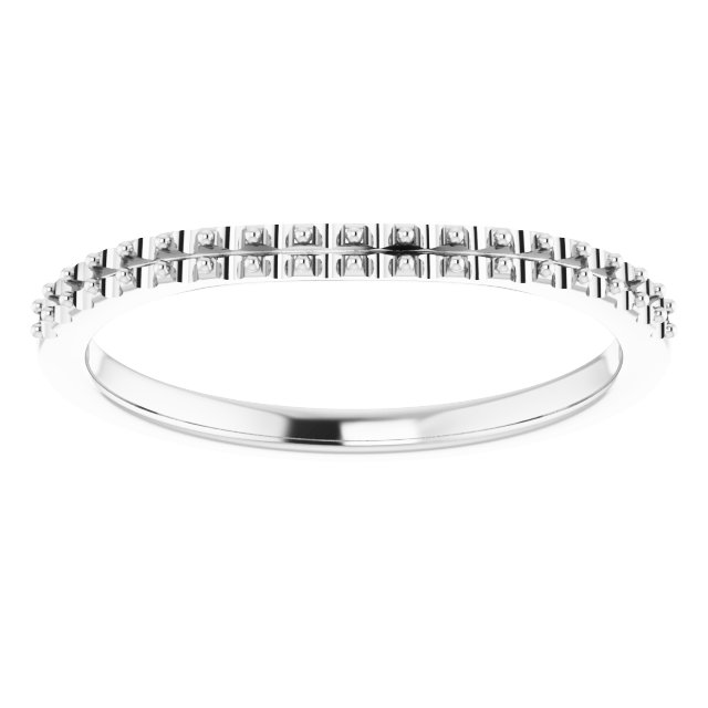 Band Mounting for 6.5 mm Square Ring view 3