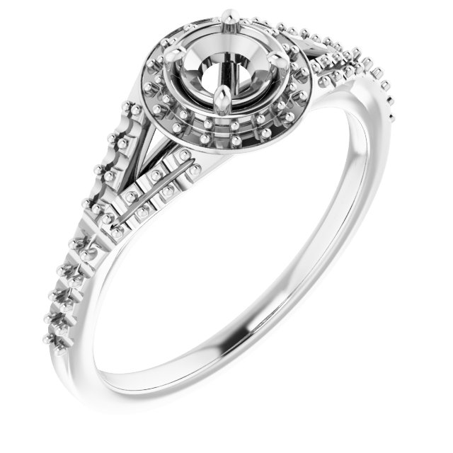 Halo-Style Engagement Ring