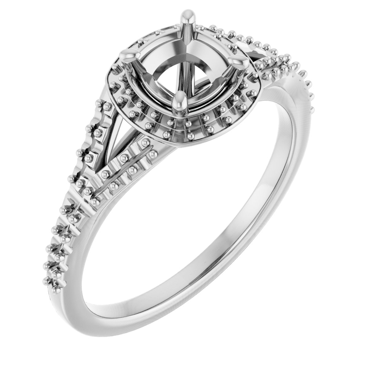 Halo-Style Engagement Ring